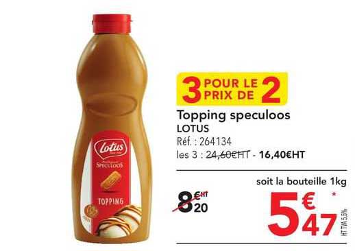 Topping Spéculoos Lotus