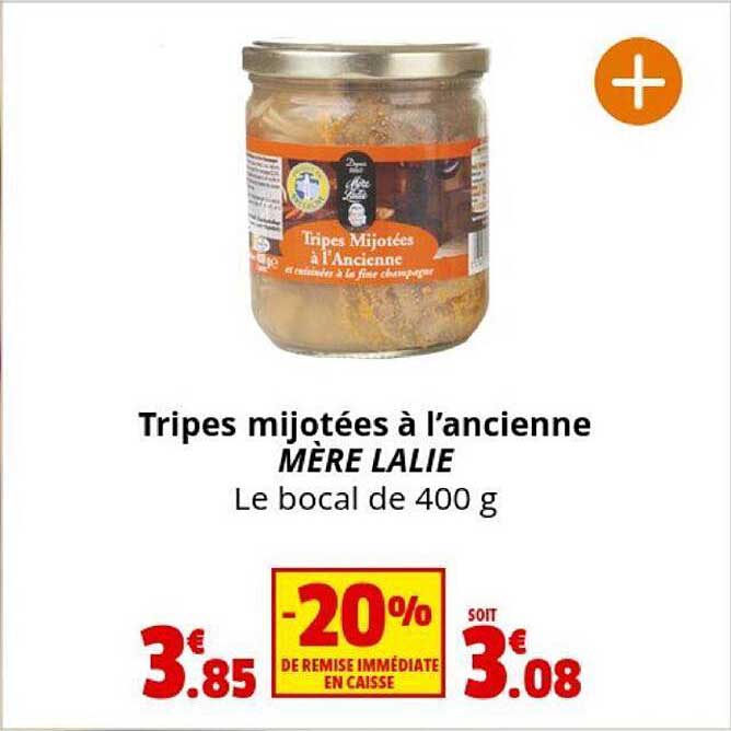 tripes mijotées à l'ancienne mère lalie