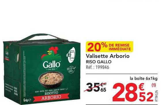 valisette arborio riso gallo