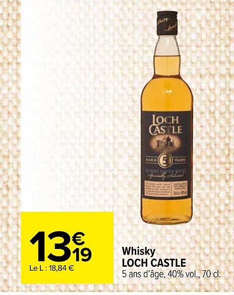 whisky loch castle