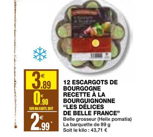 12 Escargots De Bourgogne Recette à La Bourguignonne "les Délices De Belle France"