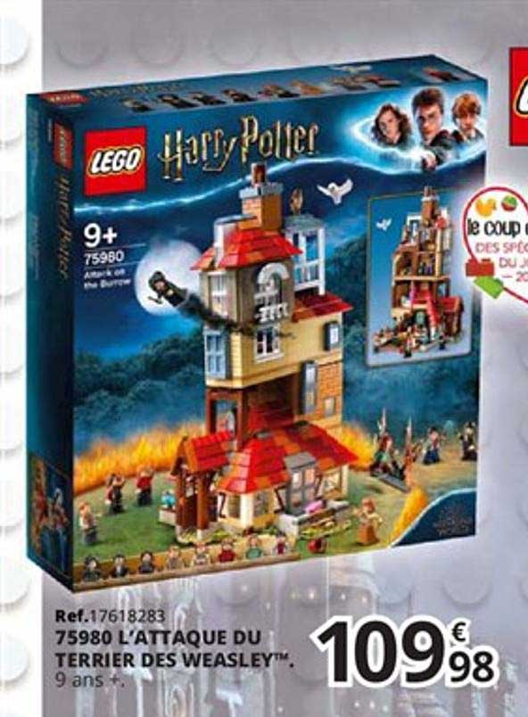 75980 l'attaque du terrier des weasley lego harry potter