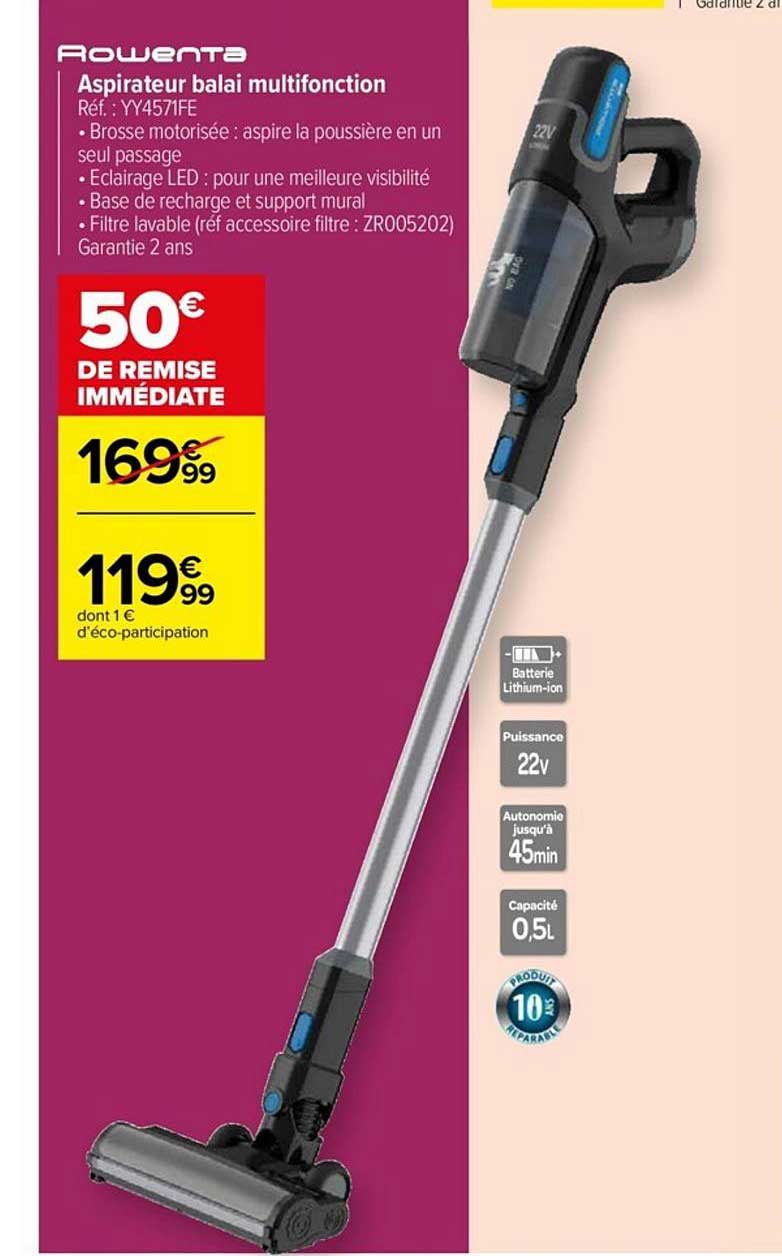 Aspirateur Balai Multifonction Rowenta