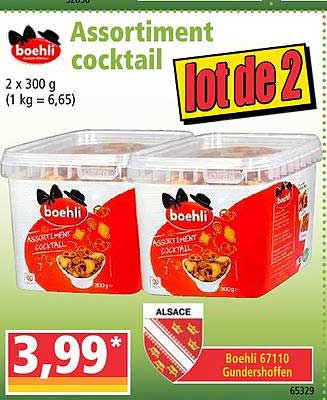 Assortiment Cocktail Boehli