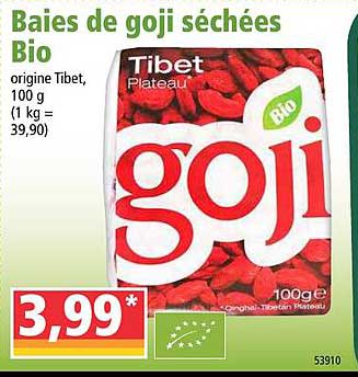 baies de goji séchées bio