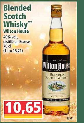 Blended Scotch Whisky Wilton House