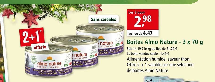 Boites Almo Nature