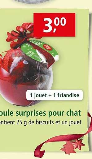 boule surprises pour chat