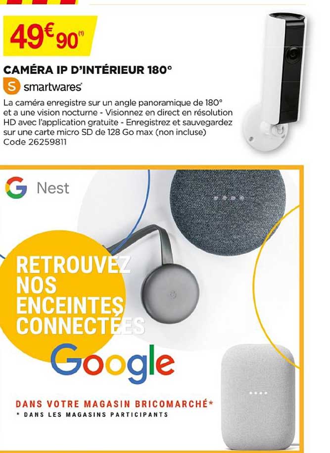 Caméra Ip D'intérieur 180°