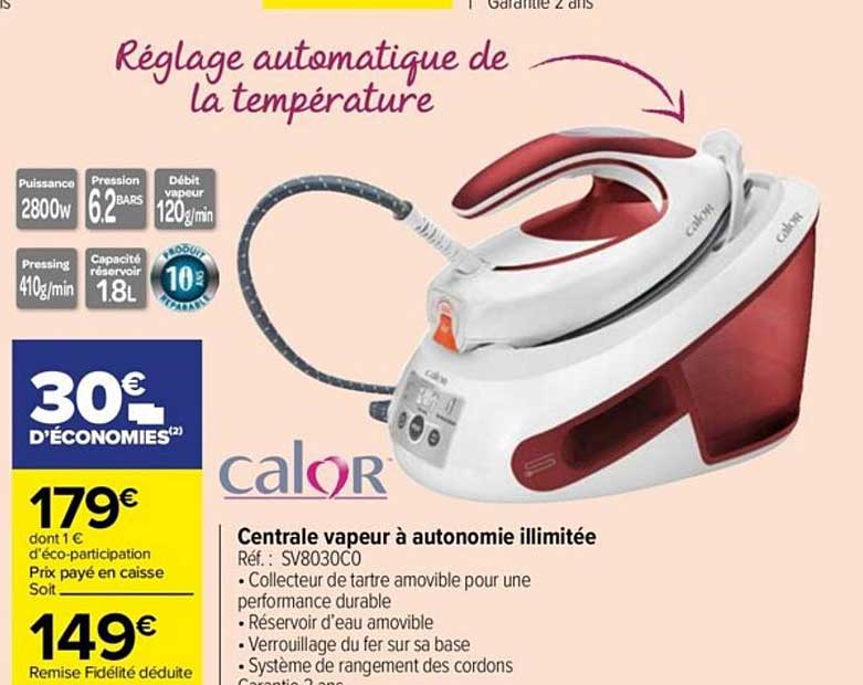 centrale vapeur à autonomie illimitée calor