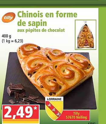 chinois en forme de sapin tilly