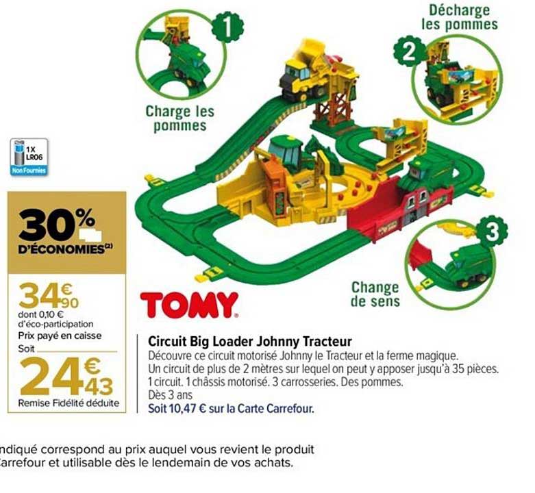 circuit big loader johnny tracteur