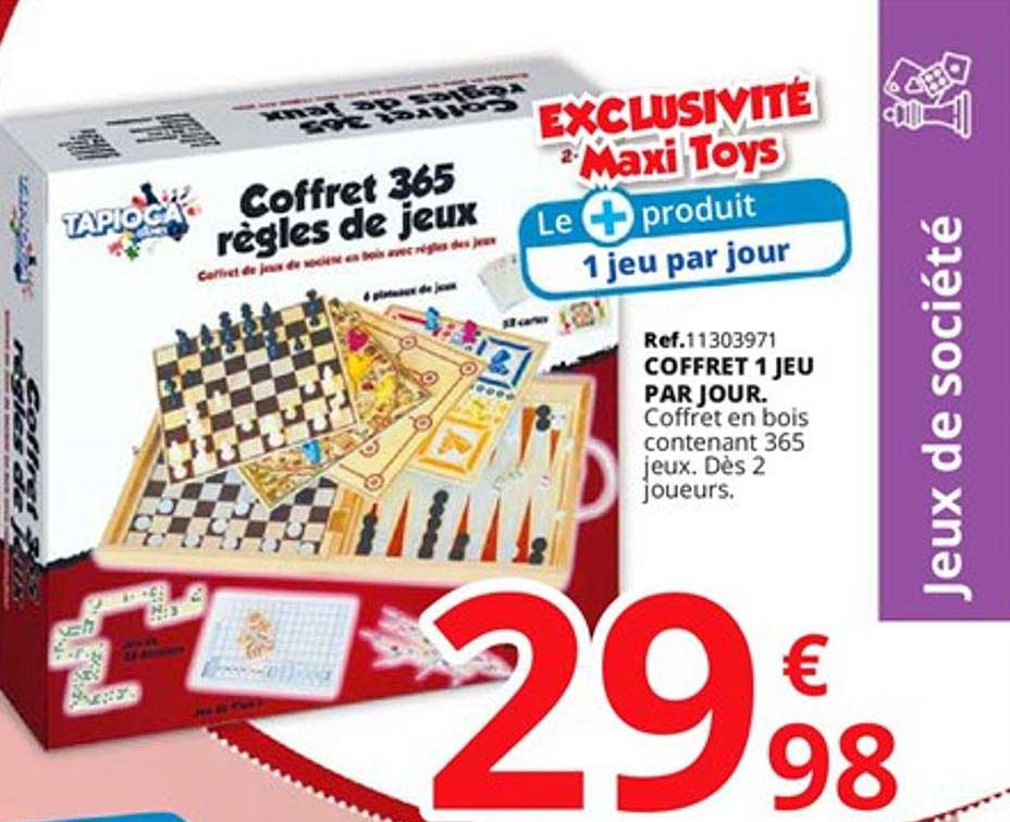 coffret 1 jeu par jour