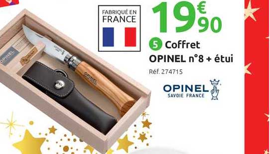 coffret opinel n°8 + étui