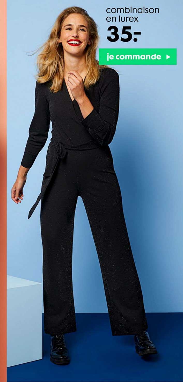 combinaison en lurex