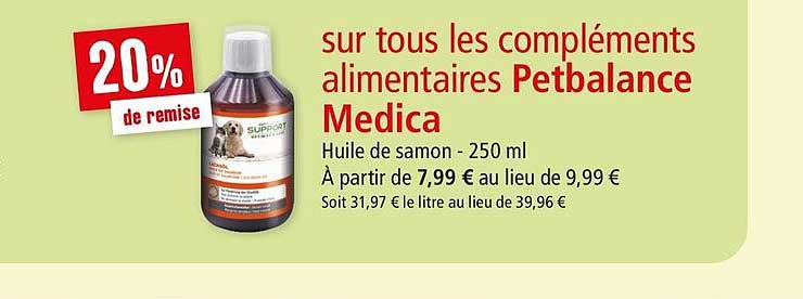 compléments alimentaires petbalance medica