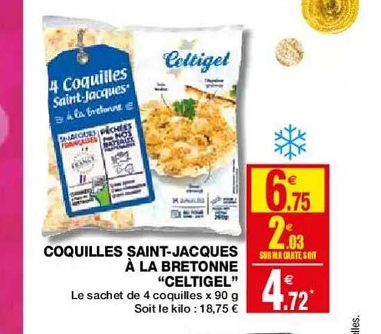 coquille saint-jacques à la bretonne "celtigel"