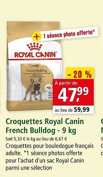 croquettes royal canin french bulldog - 9 kg
