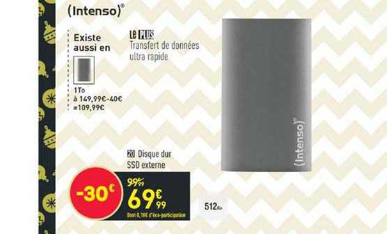 Disque Dur Ssd Externe (intenso)