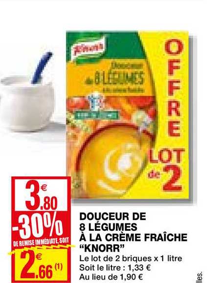 Douceur De 8 Légumes à La Crème Fraîche "knorr"