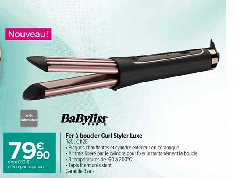 fer à boucler curl styler luxe babyliss