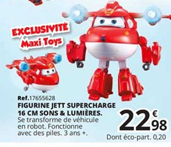 figurine jett supercharge 16 cm sons & lumières