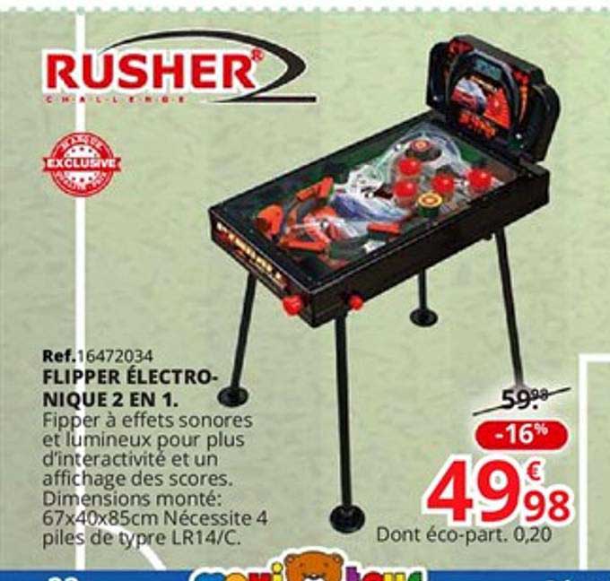 flipper électronique 2 en 1