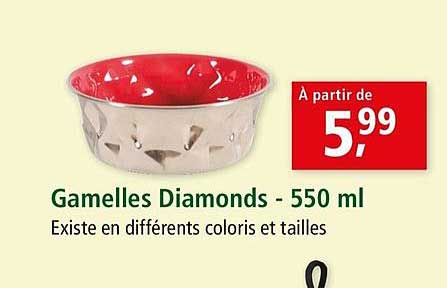 gamelles diamonds - 550 ml