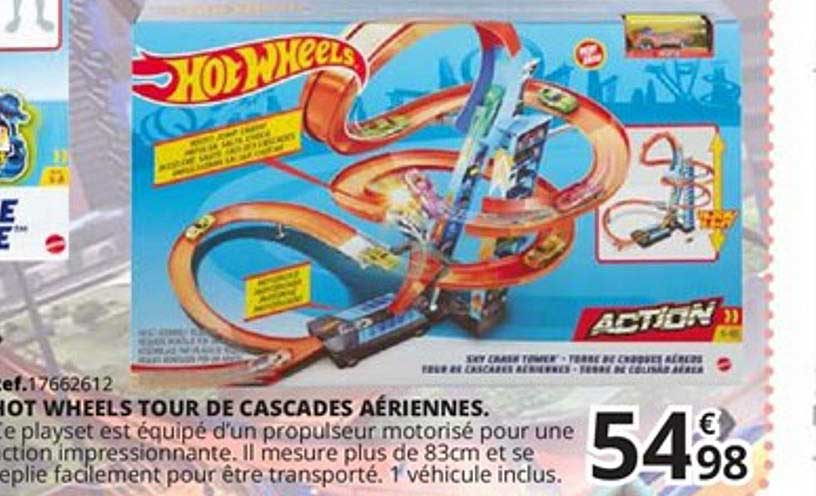 hot wheels tour de cascades aériennes