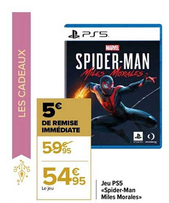 jeu ps5 «spider man miles morales »