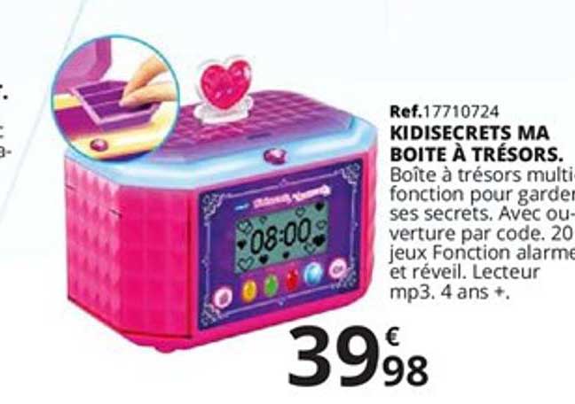 kidisecrets ma boîte à trésors