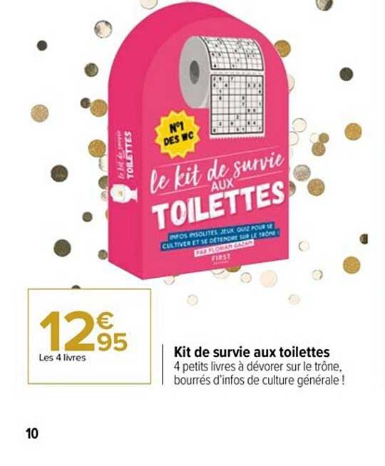 kit de survie aux toilettes