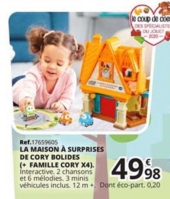 la maison à surprises de cory bolides (+ famille cory x4)