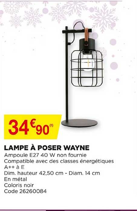 lampe à poser wayne