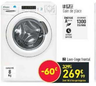lave-linge frontal
