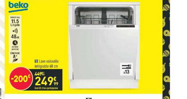 lave-vaisselle beko