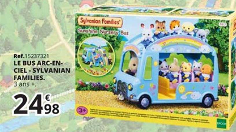 le bus arc-en-ciel - sylvanian families