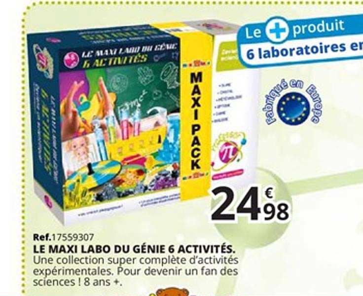 le maxi labo du génie 6 activités