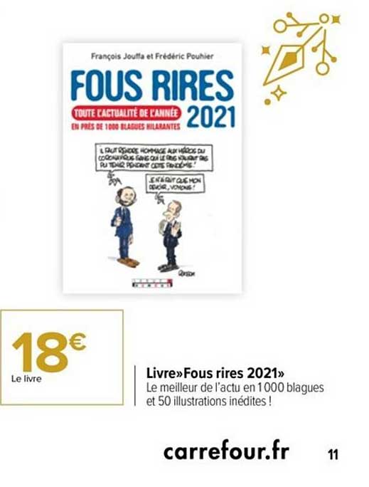livre «fous rires 2021»