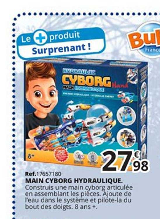 main cyborg hydraulique