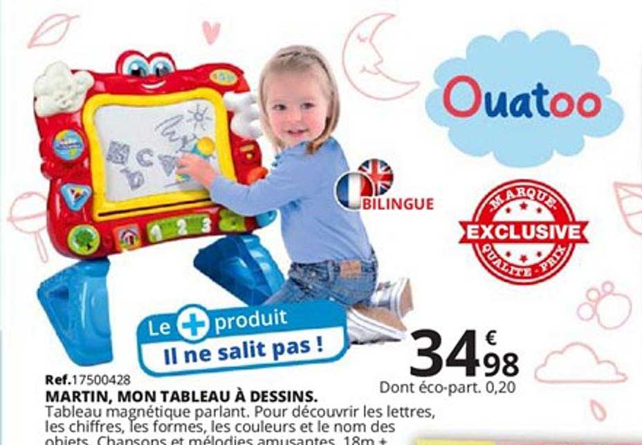 marin, mon tableau à dessins