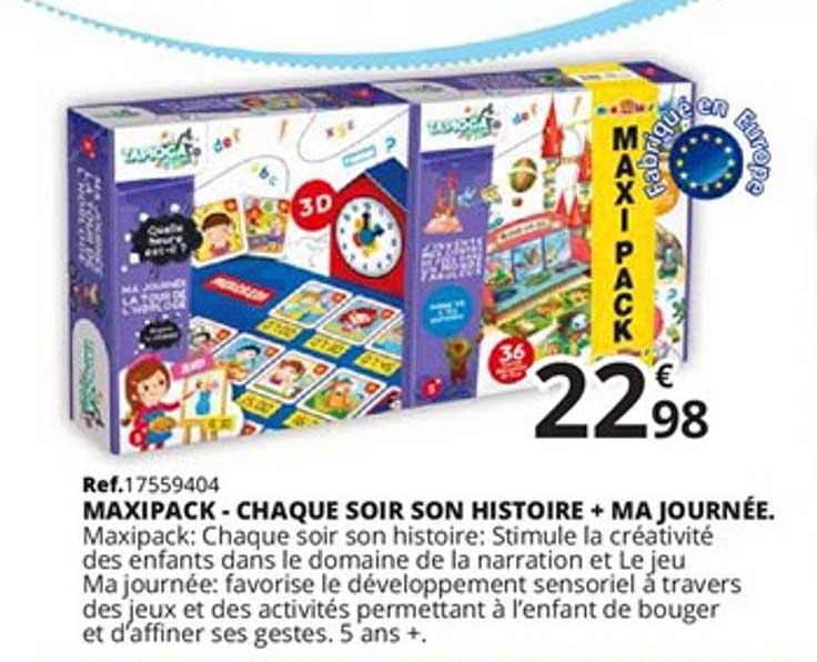 maxipack - chaque soir son histoire + ma journée
