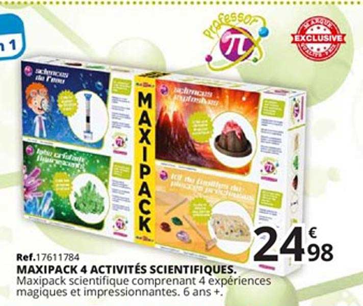 maxipack 4 activités scientifiques