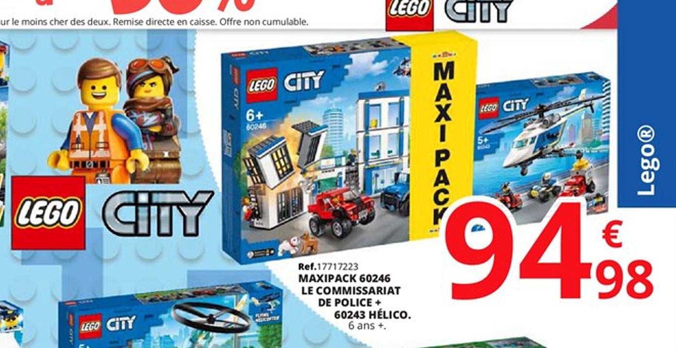 maxipack 60246 le commissariat de police + 60243 hélico