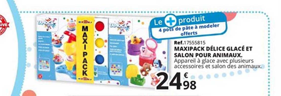 maxipack délice glacé et salon pour animaux