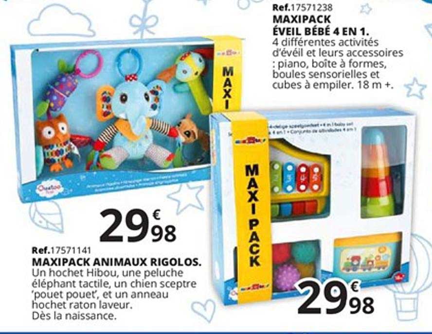 maxipack éveil bébé 4 en 1
