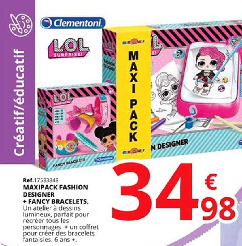 maxipack fashion designer + fancy bracelets