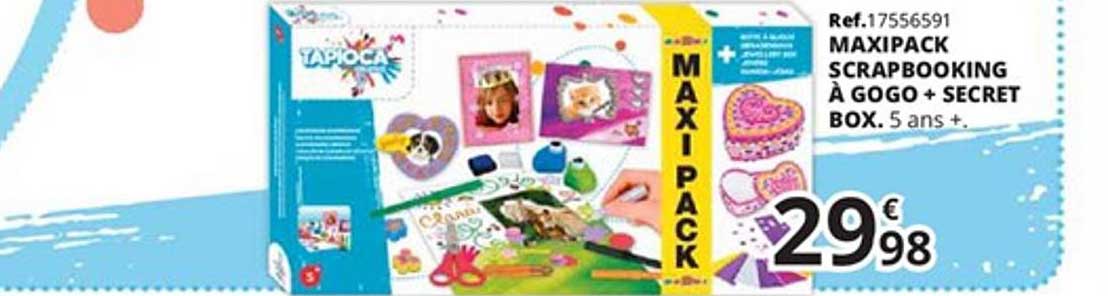 maxipack scrapbooking à gogo + secret box