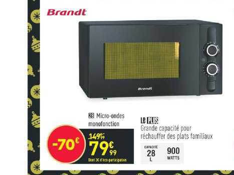 micro-ondes monofonction brandt
