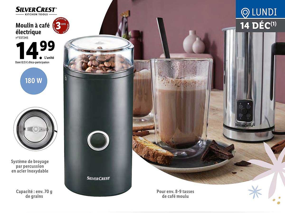Moulin à Café électrique Silvercrest